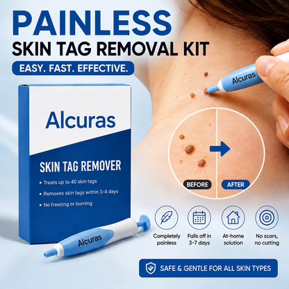 Painless Skin Tag Removal Kit - Safely Remove Skin Tags at Home